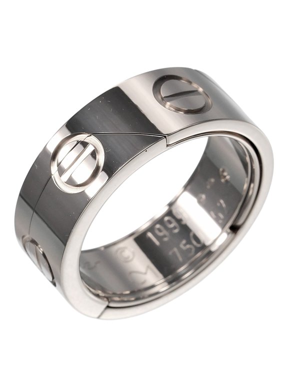 Pre-Owned Cartier Astro Love Ring, Size 12, 18K White Gold, Approx. 12.95g