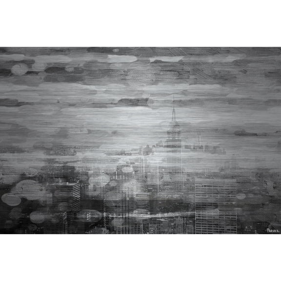 Parvez Taj "City in a Dream" Print on Brushed Aluminum