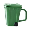 thumbnail image 2 of Taza de café taza diaria taza de té de agua taza matutina con tapa cubierta de agua en tazas para pastillas para el desayuno de jugo de fiesta café Verde, 2 of 8