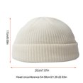 thumbnail image 4 of Qarigey Gorro de lana a la moda para mantener el calor durante mucho tiempo, gorro polar de invierno, transpirable, duradero para deportes al aire libre, Sombreros Blanco, 4 of 6