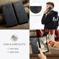 thumbnail image 4 of Wallet Case for Google Pixel 7 2022,Magnetic Protect PU Leather Flip Case with Card Holders RFID Blocking Kickstand Shockproof Protection Case for Google Pixel 7 2022 (No Buckle Black), 4 of 18