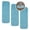 Aqua, variant on Microfiber Mop Pads 3-Pack (Aqua) - 12" Mop Base Replacement - Washable Reusable Pads for Hardwood, Tile, Laminate Floors - Kitchen, Bathroom Cleaning