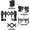 thumbnail image 4 of Sujetalibros decorativo ajustable de metal negro, 4 of 5