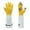 Z1 Light Yellow, variant on Rose Pruning Gloves, Thorn Proof Long Gardening Gloves for Women & Men, Durable Gauntlet for Cactus Handling,Color:Light Yellow