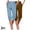 Multicolor, variant on SwiftWear 2 Pack Capri Sweatpants for Women Elastic Drawstring Waist Loose Sport Pants with Pockets Solid Color Capris, Blue Brown S