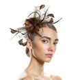 thumbnail image 1 of Chapeaux pour Femmes, Chapeau à Fleurs pour Fête de Thé, Cocktail, Mariage, Église, 1 of 3