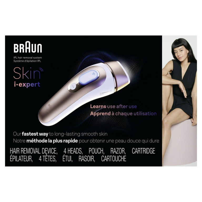 Free Shipping! Braun IPL Skin i·expert at Home Hair Removal with