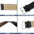 thumbnail image 4 of Muyoka Correa de reloj de 20mm, correa de reloj de cuero genuino, correa de reloj de pulsera, correas de reloj de repuesto de cuero ajustables con hebilla Muyoka Hogar, 4 of 7
