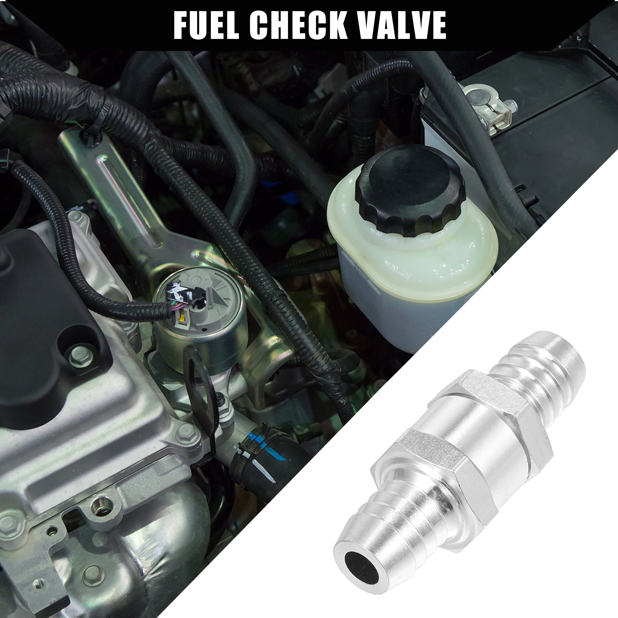 Unique Bargains Fuel Line Check Valve / One Way Check Valve for Fuel Systems OD 0.63"