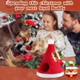 thumbnail image 7 of Pet Deluxe Christmas Squeaky Dog Toys 4 Pack Hide and Seek Dog Toys Christmas Hat Plush Dog Toys for Puppy Small Medium Breeds, 7 of 7