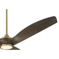 thumbnail image 4 of Casa Vieja 60" La Jolla Surf Modern Indoor Ceiling Fan 3 Blade LED Light Remote Control Soft Brass Finish Bedroom Living Room, 4 of 8