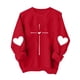 thumbnail image 1 of Manga Larga Vestido de Línea para las Mujeres Casual Suelto de Lana Forrada Cuello Redondo con Capucha para Niños Manga Larga Vestido Casual, 1 of 5