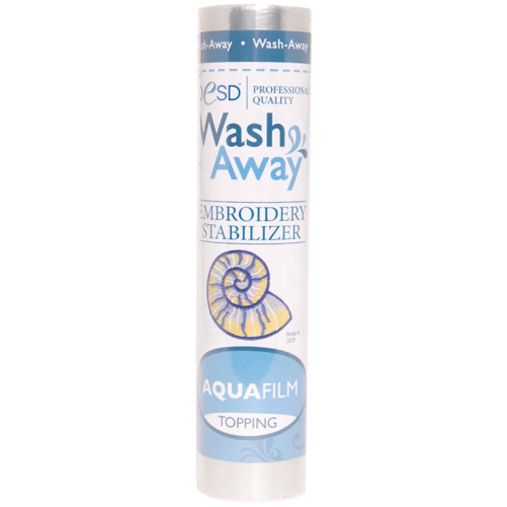 OESD Wash Away AquaFilm Topping Embroidery Stabilizer 8" X 10 yards