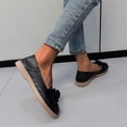 thumbnail image 5 of NOKIO Stylish Women'S Breathable Slip-On Flats Female Dress Shoes Women'S Flats Comfortable Ladies Fashion Solid Leather Bow Decorated Comfort Flat Bottom Casual Shoes, 5 of 9