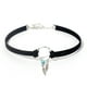 thumbnail image 1 of Guardurnaity Gargantillas en capas turquesa joyería collar de cuero hojas geométrico Retro negro marrón collares para mujeres diario Ropa, zapatos y accesorios Miscelánea, 1 of 6