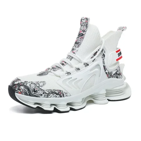 

Men‘s Basketball Shoes Breathable Non Slip Mesh Sports Cushioned Running Shoes For Autumn & Winter