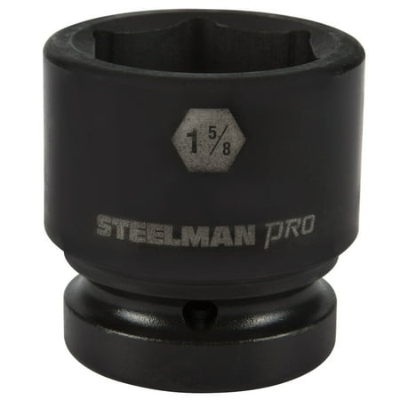 

Steelman Pro 1 in. Drive 1-5/8 in. 6 Point Impact Socket 79301