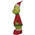 thumbnail image 3 of Suéter navideño inflable Grinch Gemmy de 1,2 m con luces LED, 3 of 6