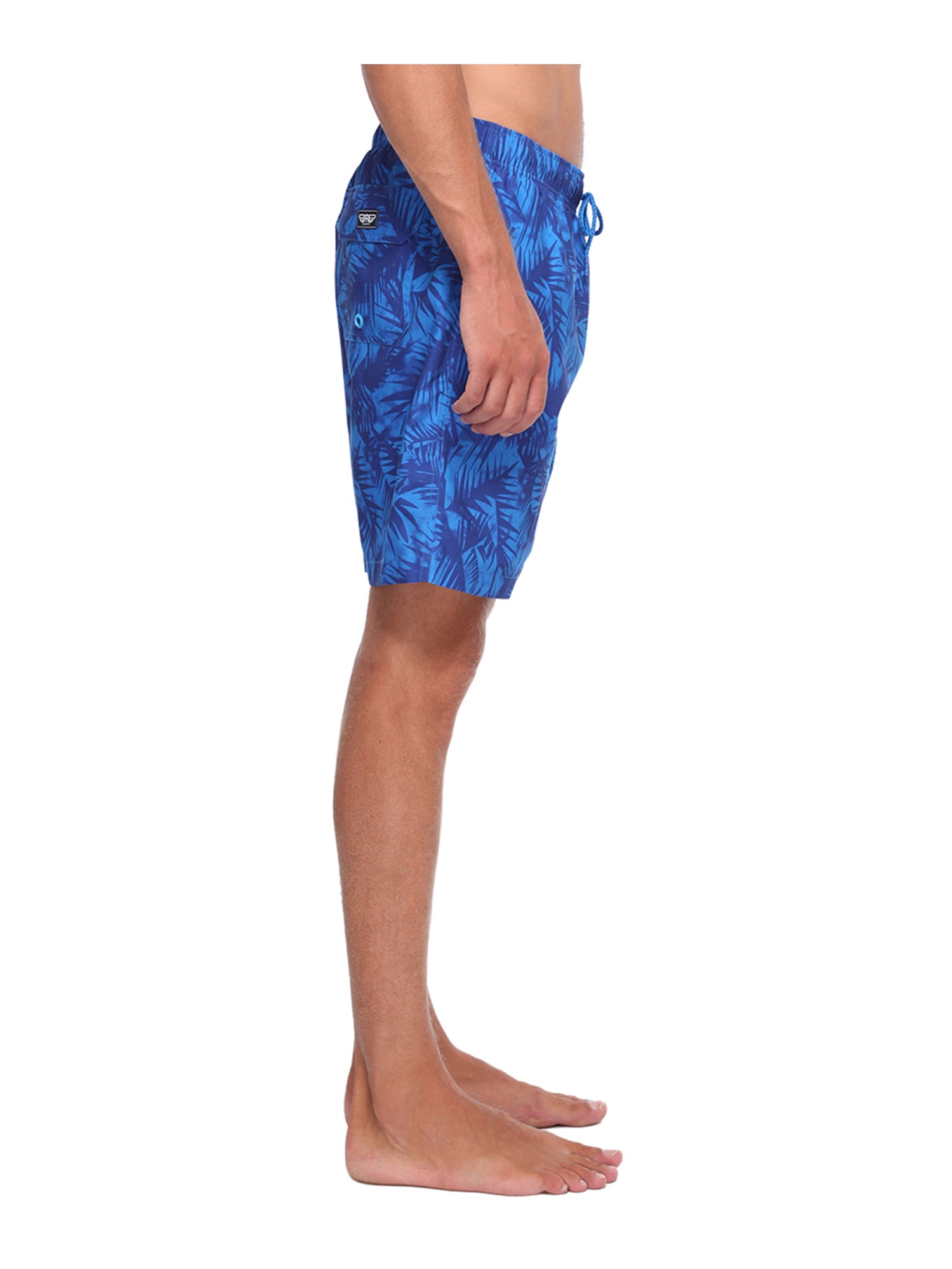 Rokka&Rolla Men's 8" Mesh Lined Swim Trunks, up to Size 2XL
