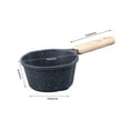 thumbnail image 5 of Kitchen Sauce Pan Prevents Stick Deepening Height Medical Stone Sauce Pot with Pour Spouts for Pouring Oil Milk Heating Frying, 5 of 15