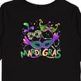 thumbnail image 4 of Inktastic Mardi Gras Masks and Beads Boys or Girls Long Sleeve Toddler T-Shirt, 4 of 5