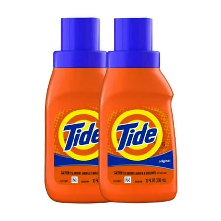 Tide Original Liquid Laundry Detergent, ( 2  X 10 fl oz Each) 2 Pack Bottles
