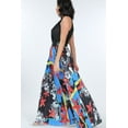 thumbnail image 3 of Pleated Print Maxi Skirt With Leather Waist Band, 3 of 6