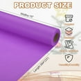 thumbnail image 2 of Uxcell 1 pack Wrapping Paper, Craft Paper Packing Paper 15" x 394"(33') Dark Purple, 2 of 7