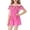 Pink, variant on HNMKIU Halloween Clothes Girls Off Shoulder Mexican Folk Jumpsuit Rose Day Of The Dead Outfit Elegant Fancy Dress Party Wear Black,3-4 Years