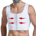 thumbnail image 2 of Men's Gynecomastia Compression Vest - Slimming Chest Shaper, Posture Support & Stomach Control, 2 of 2