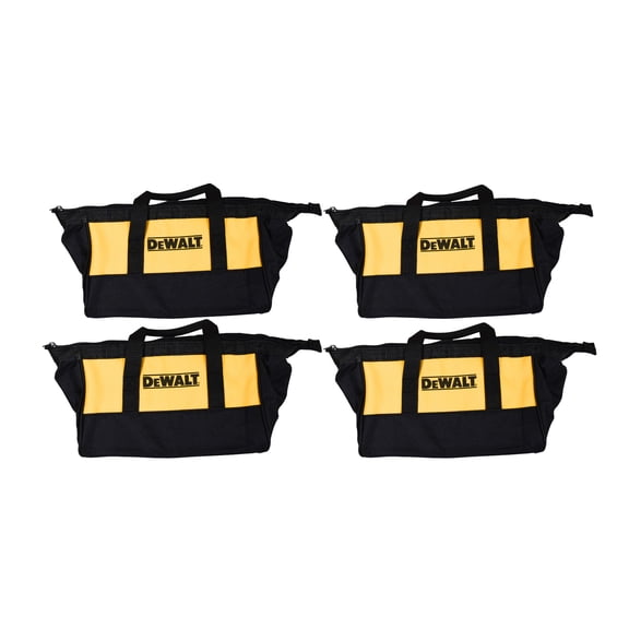 DeWalt BagDewalt11Yellow 11" Yellow & Black Tool Bag Tools/Small Kits 4 Pack