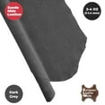 thumbnail image 2 of ELW Premium Suede Cowhide 2-4 oz 1-1.6mm - Soft Full Grain Pre-Cut Side Leather - 2-4 SQ FT,Dark Grey - USA Made Silky Buffed Suede Fabric Leather for Car Upholstery, Crafts, Garments, Furniture, 2 of 9