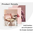 thumbnail image 2 of Black Woman Canvas Wall Art Pink Trendy African American Painting Picture Wall Decor Fashion Black Girl Record Music Poster Print Artwork for Living Room Bedroom Office Apartment Home Decoration, 2 of 6