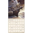 thumbnail image 4 of Trends International 2025 Frank Frazetta Wall Calendar & Push Pins, 4 of 5