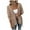 Khaki, variant on IROINNID Women's Short Cardigan Jacket Long Sleeve Solid Color Casual Pockets Casual Coat Cardigan, Pink