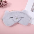 thumbnail image 2 of Coofit Sleep Mask Breathable Cartoon Plush Adorable Fashion Night Blindfold Eye Cover, 2 of 10