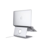 Macbook stand TI-Station: Stand, Holder for apple macbook air, Macbook Pro, All notebooks, Silver