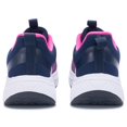 thumbnail image 3 of Shoes IIV para mujer, puntera ancha, soporte para caminar, arco para caminar, azul marino, rosa, 8.5 EE. UU., 3 of 5