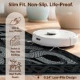 thumbnail image 6 of Design&I 2'x3' Washable Throw Rug Low Profile Daily Traffic Ready Accent Gothic Coiled Heads Interlocking Scale Field Snake Serpent Round Playful for Hallway, Laundry Room, 6 of 7