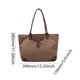 thumbnail image 4 of Bolso Ocio para Mujer Con Asa Superior Bolso Diario Gran Capacidad para Mujer (marrón Oscuro), 4 of 9