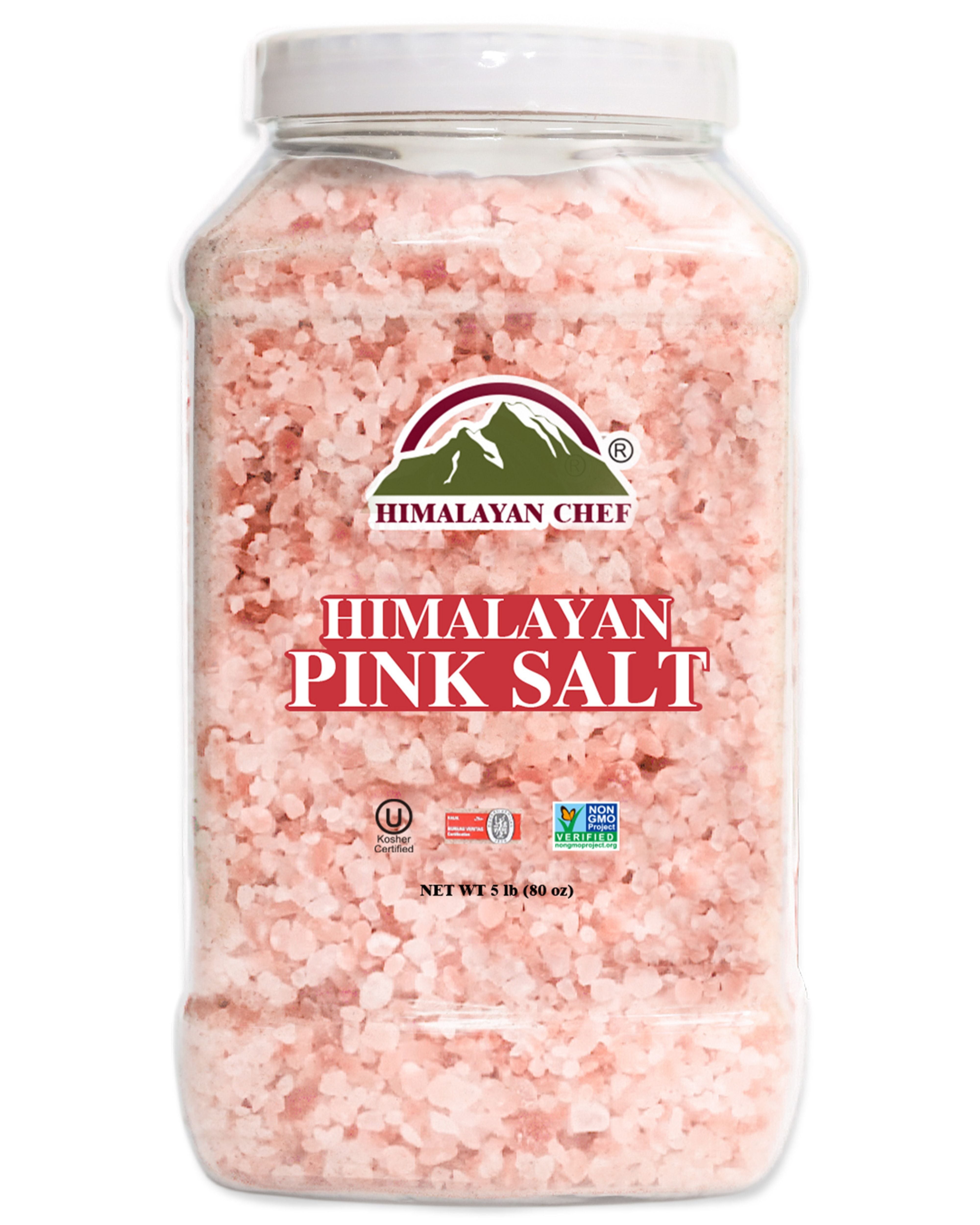 SALT 84 Himalayan Pink Salt Coarse Grain, Pure Unrefined Rock Salt, 5