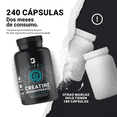 thumbnail image 3 of Creatina Monohidratada B Life 240 Cápsulas, 3 of 6
