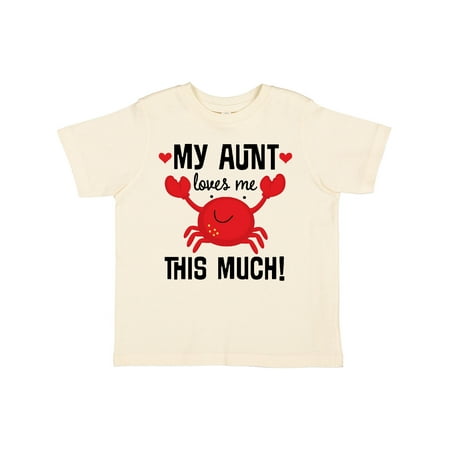 

Inktastic My Aunt Loves Me Nephew Gift Toddler Boy or Toddler Girl T-Shirt