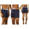 thumbnail image 4 of ToBeInStyle Men's Pack of 6 Classic Assortment Cotton Blend Boxer Briefs - Large, 4 of 6