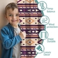 thumbnail image 2 of Blackout Kids Curtains,Teal Triangular and Diamond Shaped Geometric Boho Childrens Insulated Curtains Set Of 2,Bedroom Essentials,Toddler Room Decor 52x84in(132x213cm), 2 of 3