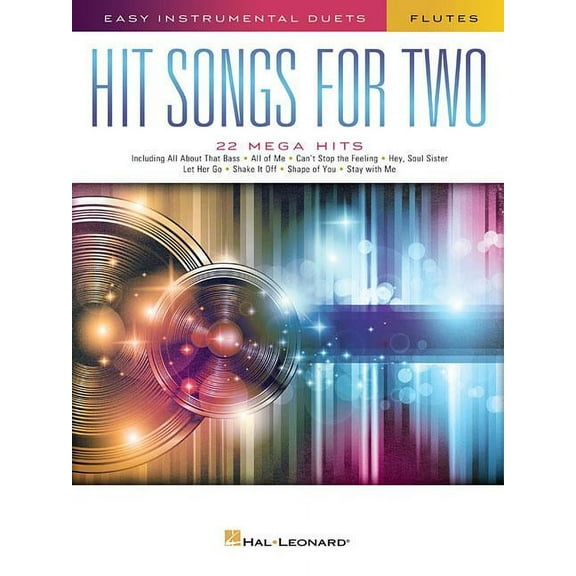 Hit Songs for Two Flutes: Easy Instrumental Duets (Paperback)