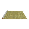 thumbnail image 2 of Ahgly Company Machine Washable Indoor Rectangle Abstract Yellow Modern Area Rugs, 2' x 4', 2 of 4