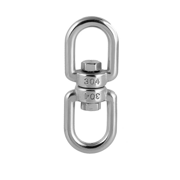 Hebilla de Eslabones de Cadena Rotación de Acero Inoxidable 304 Plata Sunnimix Modelo 8