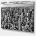 thumbnail image 2 of Panoramic Aerial View of Manhattan - Modern Cityscape Canvas Art Print, 2 of 4