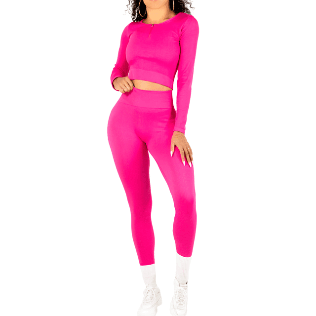 Set Deportivo Mujer Gym Yoga O Casual Top Y Pants